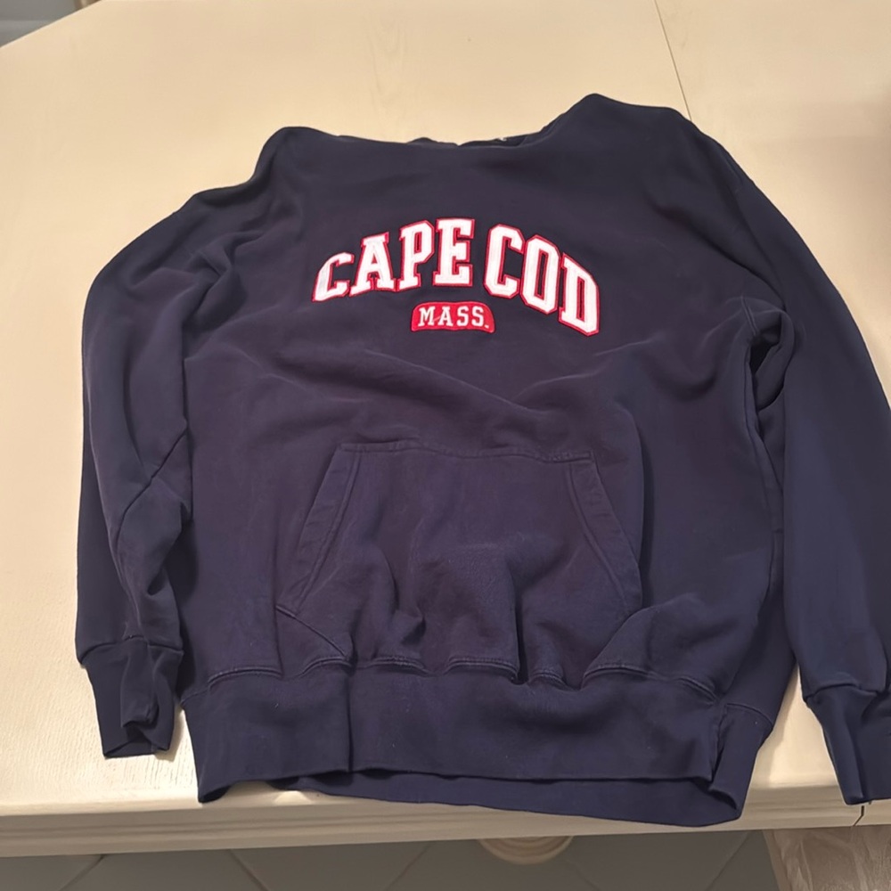 XL Cape Cod navy hoodie hooded sweatshirt